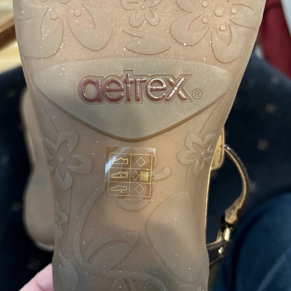 Aetrex slingback thong - NEW - tortoise - Picture 3 of 6